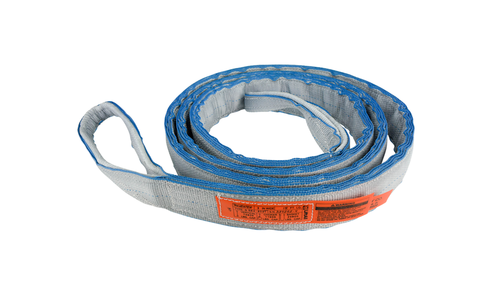 LIFT-ALL EE2601DTX3 Web Sling,Type 4,Polyester,1inW,3 ft.L 