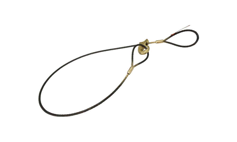 5/8 x 5' Single Leg Wire Rope Sling with Sliding Choker Hook (I