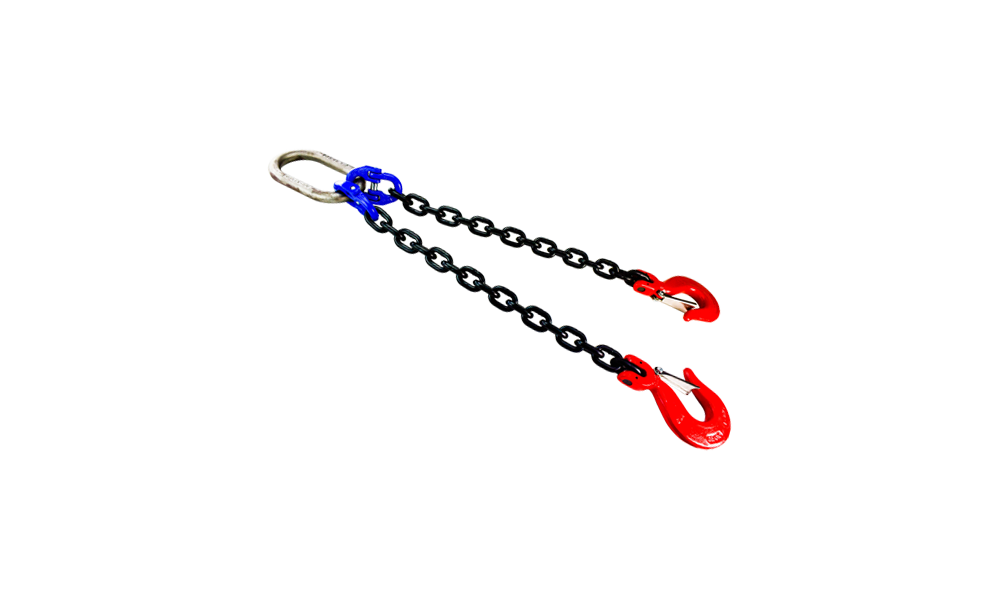 5FT Chain Sling with quad Legs 5t Capacity Adjustable Lifting Rigging  t8 Level