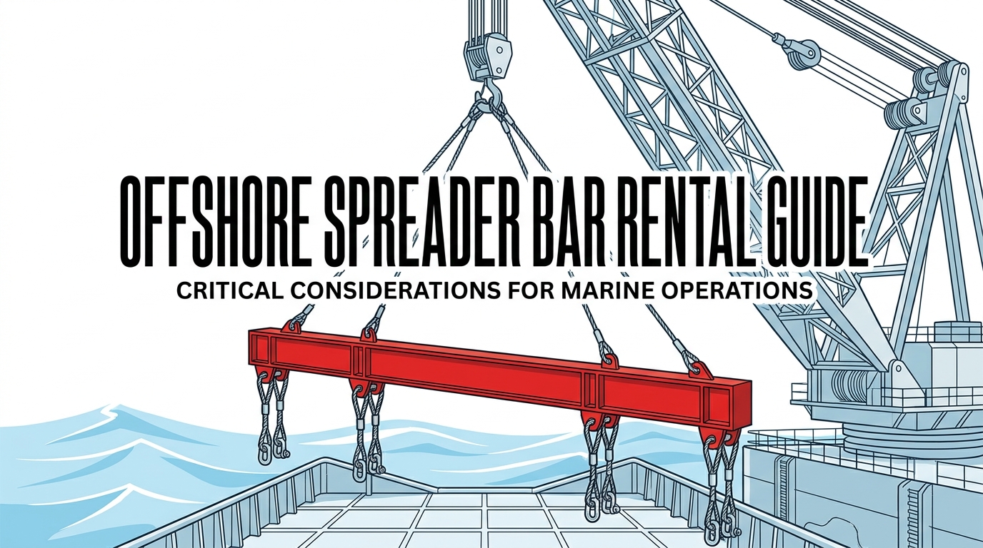 Offshore spreader bar rental guide for marine operations