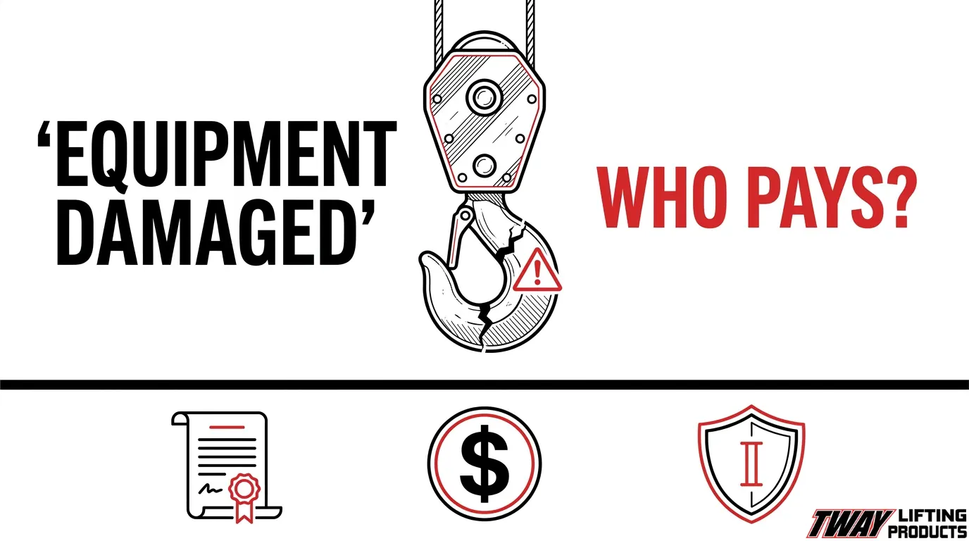 Rental equipment damage liability and who pays for repairs